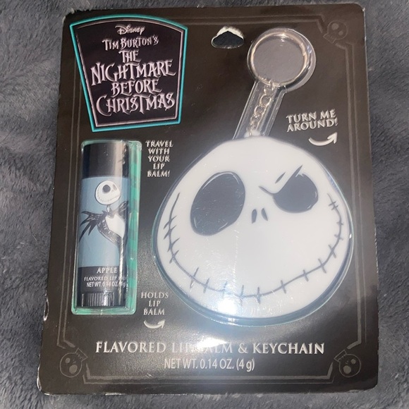 Disney Accessories - The Nightmare before christmas lip balm keychain